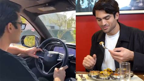 Matteo Bocelli Taste Indian Foods And Singing While Driving Car Youtube