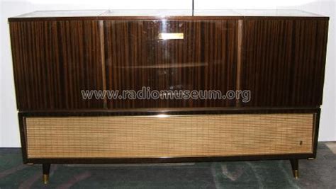 Stereo Konzertschrank SO191a Dunkel Radio Grundig Radio Radiomuseum Org