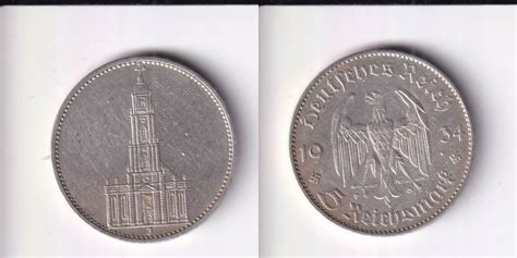 Deutsches Reich Drittes Reich Reichsmark J Garnisonkirche