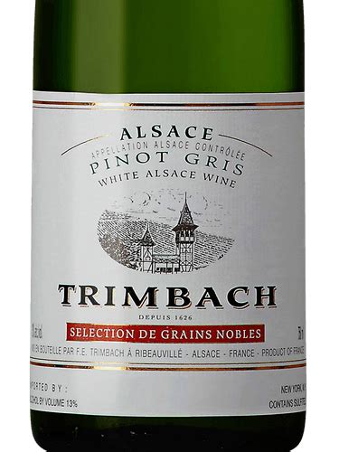 Trimbach Pinot Gris Alsace Selection De Grains Nobles Vivino Us