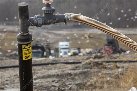 Landfill gas recovery well - Stock Image - C022/8006 - Science Photo ...