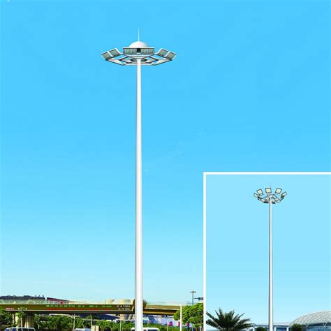 Outdoor Flood Lights High Mast Lighting 15 Meters Pole Street Light