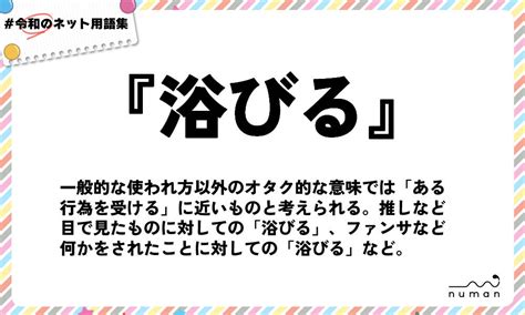 浴びる（あびる）とは？（意味）～用語集｜numan