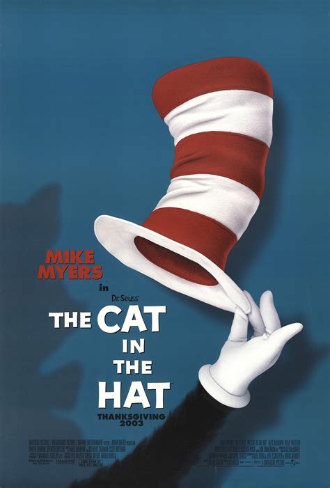 The Cat In The Hat 1 Of 7 Mega Sized Movie Poster Image Imp Awards