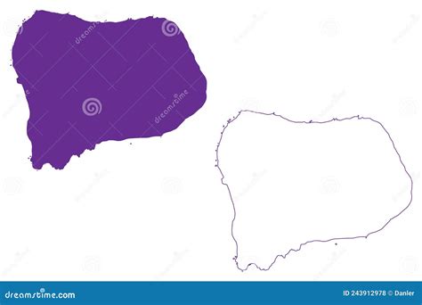 Oshima Island Japan, East Asia, Japanese Archipelago, Hokkaido Map Vector Illustration, Scribble ...