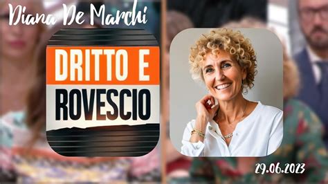 Diana De Marchi DRITTO E ROVESCIO RETE4 29 06 2023 Aggressioni A Milano