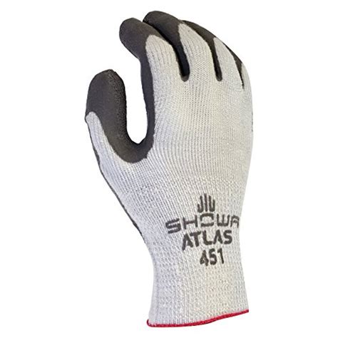 Showa Atlas 451 Palm Coating Natural Rubber Glove 10 Gauge Insulated