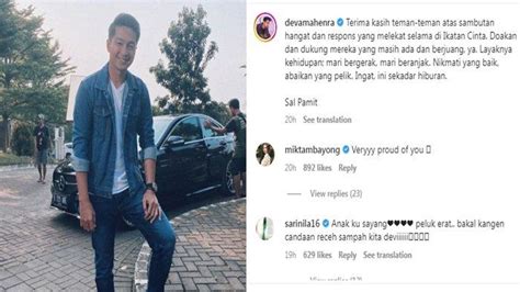 Deva Mahenra Beri Pesan Menyentuh Tinggalkan Ikatan Cinta Setelah Arya