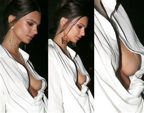 Emily Ratajkowski Lesbian Nip Slip