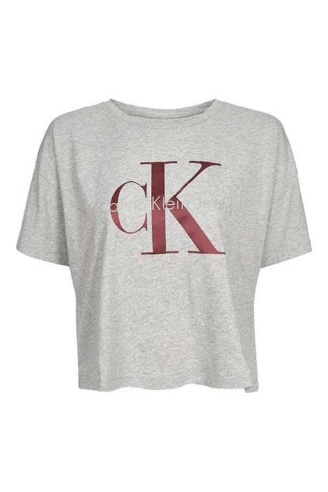 Cropped T Shirt By Calvin Klein Half Shirts Crop Shirt Calvin