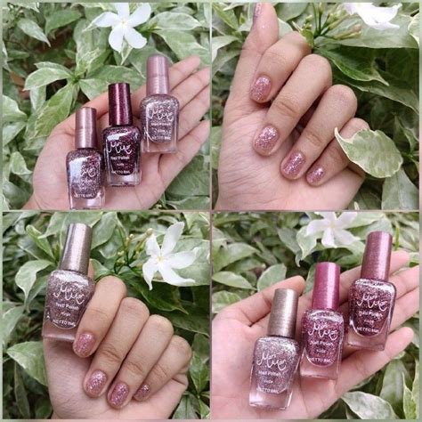 Jual Ecer Random Marimar Nail Polish Nude Glitter Kutek