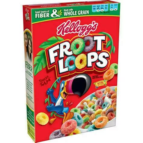 Kelloggs Froot Loops Sweetened Multi Grain Cereal 374g 13 2oz £17 50