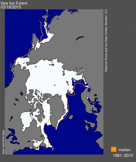 Surprise Arctic Sea Ice Record Winter Low Earth Earthsky