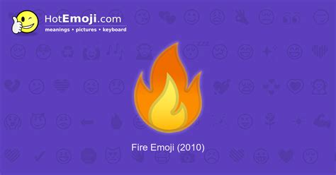 🔥 Fire Emoji Meaning with Pictures: from A to Z