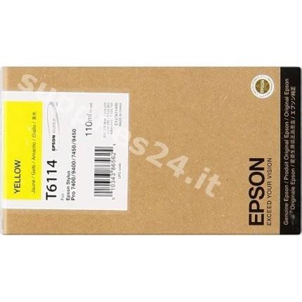 Original Epson Cartuccia D Inchiostro Nero Chiaro C T T