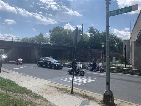 I saw the road closure announcement from DC police and realized the