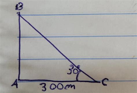 Sabendo Que Tg 30 3 3 Determine A Medida Do Segmento AB E BC