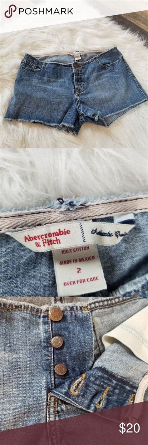 Abercrombie Fitch Size 2 Raw Hem Shorts