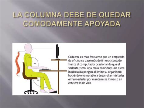 Posturas Correctas En El Computador Kevin Perdomo Ppt