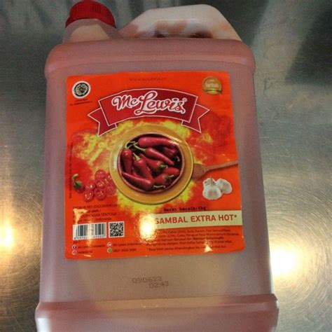 Jual MC LEWIS SAUS SAMBAL EXTRA HOT KG Shopee Indonesia