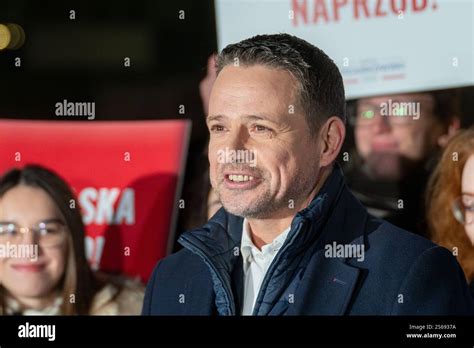 The Mayor Of Warsaw Rafal Trzaskowski Speaks During A Press Conference