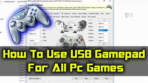 How To Play All Games Using Usb Pc Gamepad Hindi Youtube