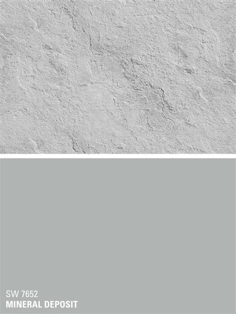 Sherwin Williams Gray Paint Color Mineral Deposit Sw Gray