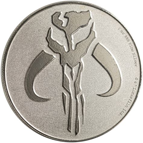 Oz Niue Silver Star Wars Mandalorian Mythosaur Coin L Jm Bullion