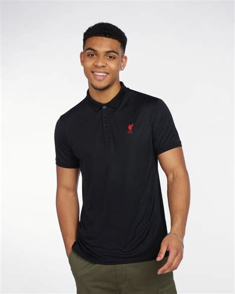 LFC Mens Poly Polo Black