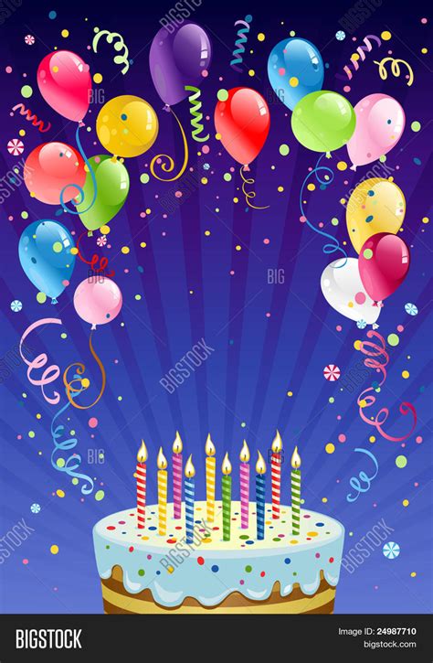 Birthday Background Vector And Photo Free Trial Bigstock