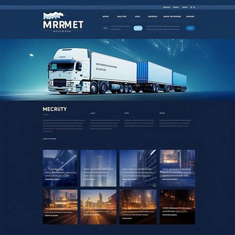 Premium AI Image Web Dashboard Logistics And Transportation Shipment