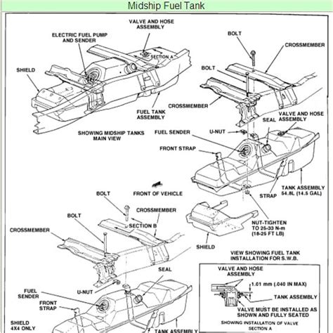 Ford Ranger Fuel Leak Qanda On 1988 Model And Fuel System Diagrams