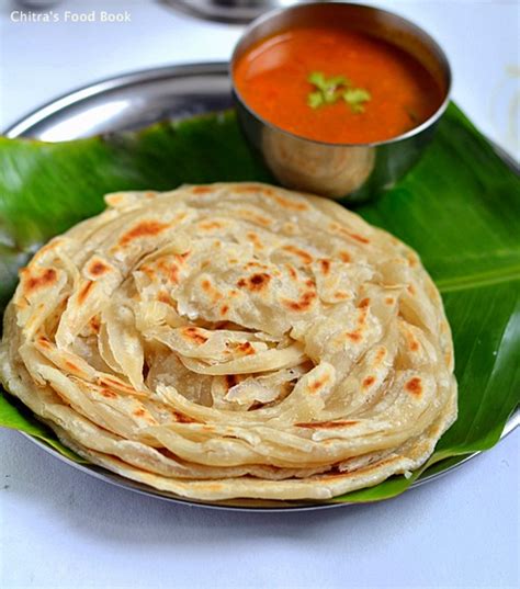 Parotta Recipe - How To Make Kerala Malabar Parotta Without Egg | Chitra's Food Book