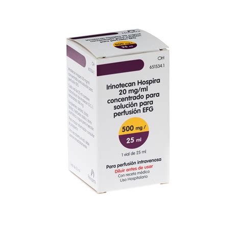 Irinotecan Hospira Mg Ml Concentrado Para Solucion Para Perfusion