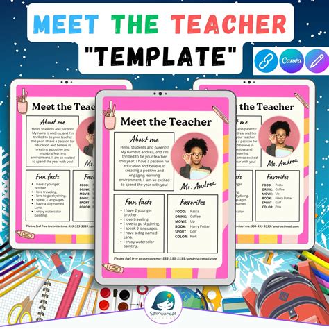 Meet The Teachers Template Editable Made By Teachers