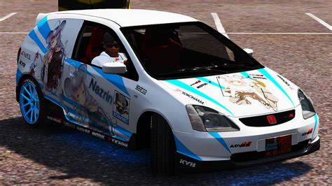 Honda Civic Type R EP3 Itasha Livery GTA5 Mods