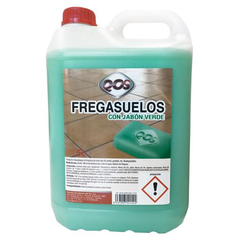 Fregasuelos neutro al jabón verde especial suelos delicados Garrafa 5L