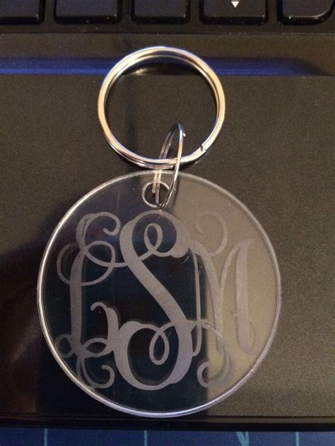 Etched Acrylic Key Ring Key Rings Keychain Design