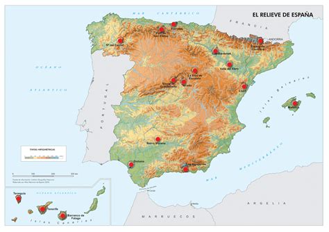 Title Con Imagenes Mapa Fisico De Espana Mapa Relieve Espana Images