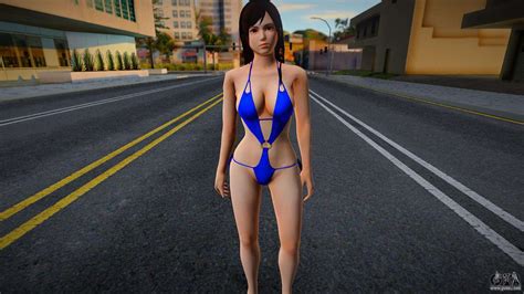 Kokoro Black Swimsuit For Gta San Andreas