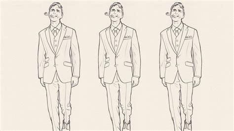 bespoke suit drawing by Jeffery Woodrow Suit Drawing, Bespoke Suit ...