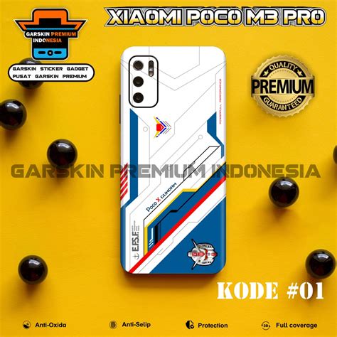 Jual COD Garskin Sticker Xiaomi Poco M3 Pro Motif 1 20 Bisa Request