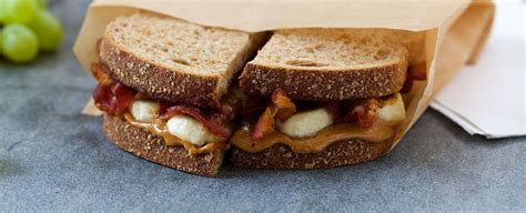 Recipes - Peanut Butter, Bacon and Banana Sandwich - Applegate