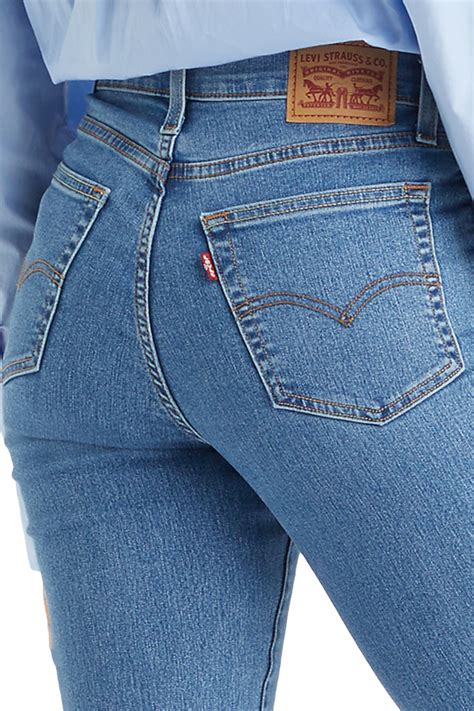 Ripley JEANS MUJER 724 HIGH RISE STRAIGHT AZUL LEVIS 18883 0277