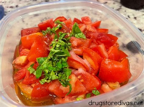 Easy Garden Tomato Salad Recipe Drugstore Divas