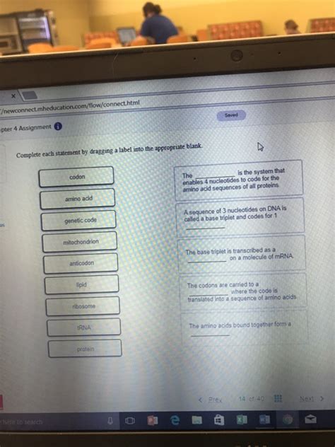 Solved Complete Each Statement By Dragging A Label Into The Chegg