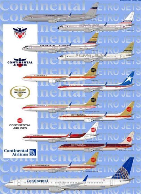 Continental Airlines Logo - LogoDix