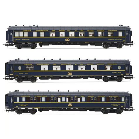 Set Of Ciwl Train Bleu Coaches Restaurant Lx Pullman Ws