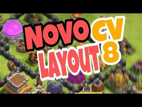 Clash Of Clans Cv8 Melhor Layout Anti Estrelas Link Para Copiar