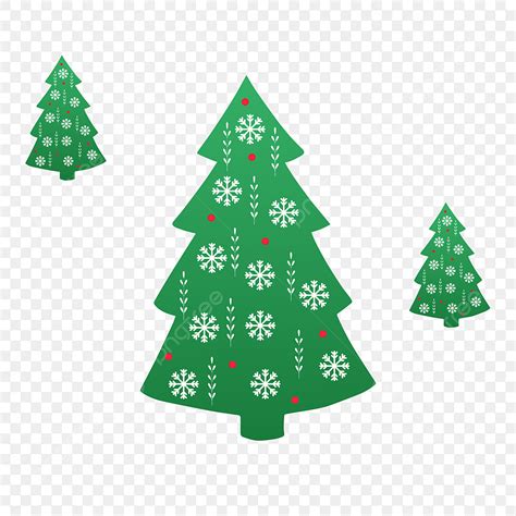 Trendy Beautiful Christmas Elements With Christmas Vector Trees Png